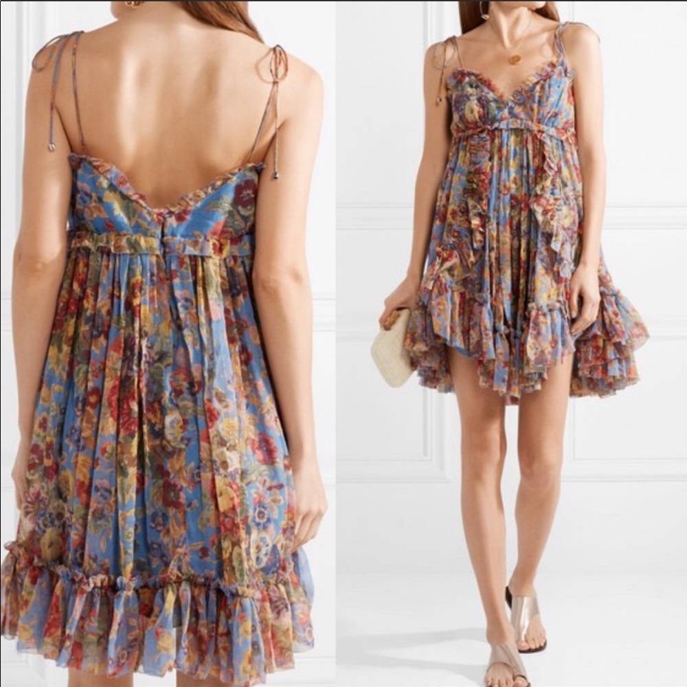 Zimmermann Lovelorn ruffled floral print dress